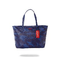 SHARK CHECK (BLUE) TOTE HIGH QUALITY AND INEXPENSIVE-20