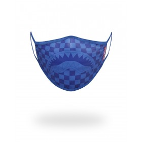 SHARKS IN PARIS (BLUE) FORM-FITTING MASK - HIGH QUALITY AND INEXPENSIVE