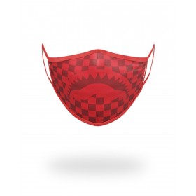 SHARKS IN PARIS (RED) FORM-FITTING MASK - HIGH QUALITY AND INEXPENSIVE