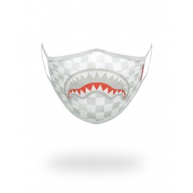 SHARKS IN PARIS (WHITE) FORM-FITTING MASK - HIGH QUALITY AND INEXPENSIVE