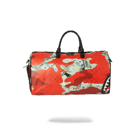 MONEY CAMO (RED) DUFFLE - HIGH QUALITY AND INEXPENSIVE