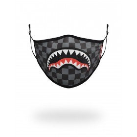 ADULT SHARKS IN PARIS (GREY) FORM FITTING FACE MASK - HIGH QUALITY AND INEXPENSIVE
