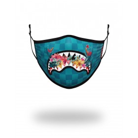 ADULT BLOSSOM SHARK FORM FITTING FACE MASK - HIGH QUALITY AND INEXPENSIVE