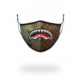 ADULT CHECKS & CAMO FORM FITTING FACE MASK - HIGH QUALITY AND INEXPENSIVE