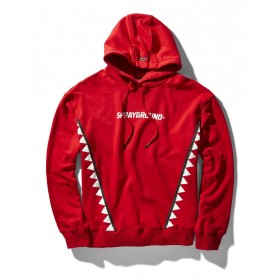 VERTICAL TRIBE HOODY (RED) - HIGH QUALITY AND INEXPENSIVE