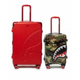 Shop Sprayground Sale Online & Sprayground Full-Size Red Carry-On Camo Luggage Bundle